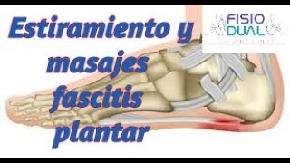 Estiramientos y Masaje para Fascitis Plantar [upl. by Ellatsyrc811]