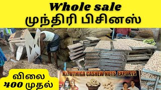 முந்திரி பிசினஸ்  Cashew Nut Processing  Cashew Business  Wholesale Market  Ganesh Business [upl. by Budge812]