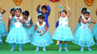 John bosco school kovilpatti 2018 LKG DANCE [upl. by Wachter696]