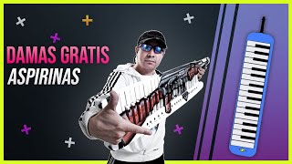 Melodica quotAspirinasquot 💊 Damas Gratis 🎹 TUTORIAL con NOTAS 🎵 cumbia con melodica [upl. by Darwen]