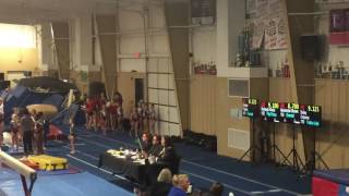 Sydney Baldwin Foothills Gymnastics Fall Invitational 09252016 Gymnastics Vault Routine Level 3 [upl. by Hirst]