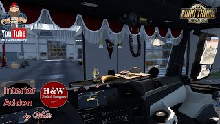 ETS2 v151 INTERIOR ADDON by Wolli v15 [upl. by Olney795]