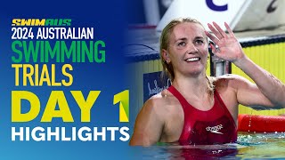 Australian Swimming Trials  Night 1 Highlights  Wide World of Sports [upl. by Essinger]