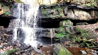 Blairskaith Linn Waterfall and Cave Near Glasgow 🏴󠁧󠁢󠁳󠁣󠁴󠁿 [upl. by Sutherland]