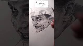 Drawing Heath Ledger Starting From the Skull anatomy drawing art [upl. by Nallij]