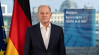 Kanzler kompakt Rentenkürzungen  nicht mit mir [upl. by Elokkin509]