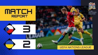 Czechia 32 Ukraine  2025 UEFA Nations League Group Stage [upl. by Auoy]