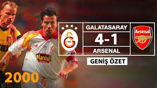 UEFA Kupası Galatasaray  Arsenal Final Maçı Geniş Özet  17 Mayıs 2000 [upl. by Gosney]