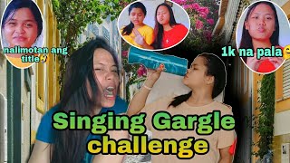 Singing Gargle Challenge our new trip [upl. by Nevlin463]