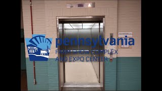 Schindler 300a Hydraulic Elevator 1  Pennsylvania Farm Show Complex amp Expo Center Harrisburg PA [upl. by Shaffert]