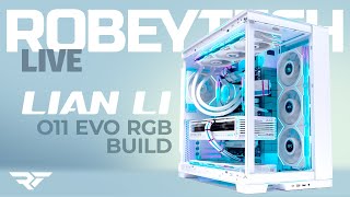 3600 White Gaming PC Build in the Lian Li o11 EVO RGB i7 14700K  STRIX 4080 [upl. by Adar645]