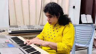 Maate Mantramu Song  Seethakoka Chiluka Special Child  Varsha Shree On Keyboard [upl. by Charlotta]