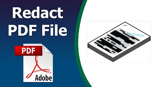 How to redact a PDF File using Adobe Acrobat Pro DC [upl. by Hesta568]