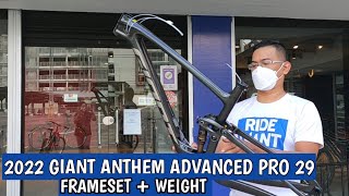 UNBOXING  2022 ANTHEM ADVANCED PRO FRAMESET MEDIUM ARCTIC LIGHT  WEIGHT [upl. by Danya]