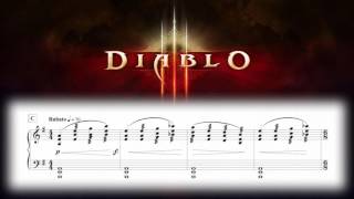 Diablo III  And The Heavens Shall Tremble Piano Sheet Music [upl. by Seppala]