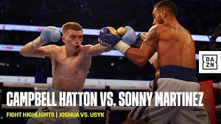 FIGHT HIGHLIGHTS  Campbell Hatton vs Sonny Martinez [upl. by Slavic]