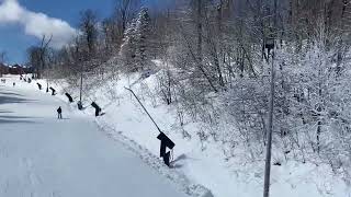 Polar Bear Express Ski Lift at Seven Springs Mountain Resort Champion Pa [upl. by Brana855]