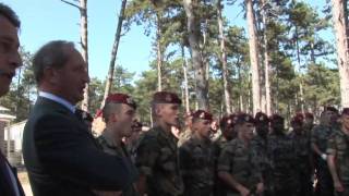 Visite de ministre de la Défense et anciens combattants à Castres [upl. by Ijan778]