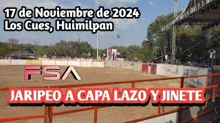 Jaripeo A Capa Lazo y Jinete  Los Cues Huimilpan 17Nov24 [upl. by Eniruam]