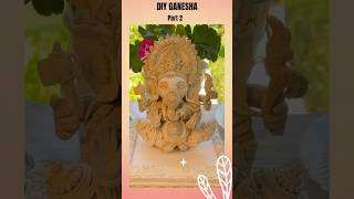 DIY EcoFriendly Ganpati Idol Making at Home [upl. by Yemac798]