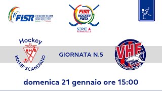 Serie A Femminile  Giornata n5  Roller Hockey Scandiano x Versilia Hockey Forte [upl. by Coniah]