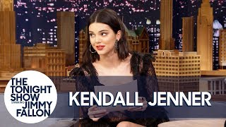 Kendall Jenner Reads a Letter She Wrote as a Teen Predicting Her Modeling Fame [upl. by Alrac]