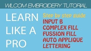 Wilcom Embroidery Digitizing tutorial  Simple Technique Step by step [upl. by Giselle]