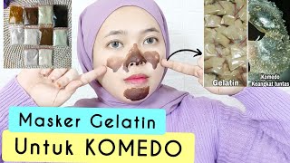 Review Masker Gelatin Untuk Komedo  By Vapinka Makeup [upl. by Niwrad]