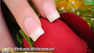 SNS Nail  Signature Nail Systems How to do Pink amp White dipping powder Dip it instruction 1 [upl. by Draillih]