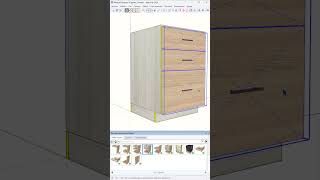 Diseña cocinas con SketchUp  Librería de componentes dinámicos GRATIS [upl. by Lleder]