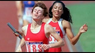 Histoires Olympiques 1988 JO Séoul  4x400m féminin Record du Monde pour lURSS athlete relay [upl. by Sean895]