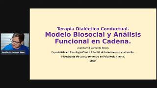 Terapia Dialéctico Conductual DBT Teoría Biosocial y Análisis Funcional en Cadena [upl. by Ahsir544]