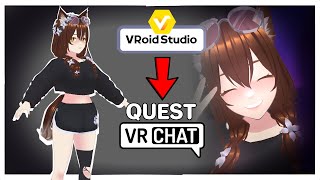 【VroidStudio】VROID to QUEST Fallback Avatar For VRCHAT In 15 Minutes QUICK amp EASY [upl. by Lolande819]