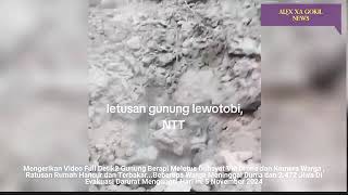 DETIK² MENGERIKAN  TIBATIBA GUNUNG BERAPI MELETUS DAHSYAT 5112024 SUARA DENTUMAN G LEWOTOBI [upl. by Capon145]