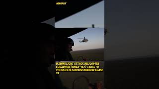 Marine Light Attack Helicopter Squadron HMLA167 Takes to the Skies in Exercise Burmese Chase 24 [upl. by Mojgan]