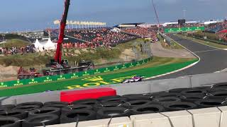 Formule 1 op Circuit Zandvoort impressie vanaf grandstand Arena out met Max Verstappen [upl. by Witkin]