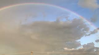 Double Rainbow near Frazeysburg Ohio August 2022 [upl. by Lirrad886]