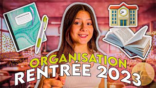 Mon ORGANISATION pour la RENTRÉE  MAKEUP OUTFIT et ROOM TOUR 2023 👩‍🏫 [upl. by Krawczyk67]