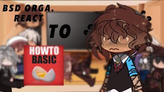 BSD ORGANIZATIONS REACT TO HOWTOBASIC  SHIPS  BSD X GACHA  FYO0XX [upl. by Neerol]