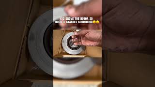 The rotor started shredding  full video on my channel chrysler300 mopar automobile [upl. by Ennis]