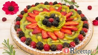 Crostata di frutta  Ricettait [upl. by Lugar635]