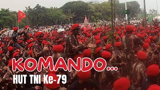 KOMANDO Yel Yel KOPASSUS Paling Garang  Dirgahayu TNI ke 79 [upl. by Krenn473]