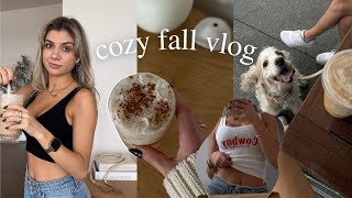 fall vlog  pumpkin cream chai recipe yapping amp cozy girls night in 🎃🍂 [upl. by Bilek]