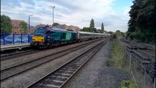 DRS 68009 and Chiltern Railways 68011 at Princes Risborough 040924 [upl. by Imij212]