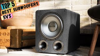 Top 5 Best Subwoofers SVS of 2024 [upl. by Eikcin]