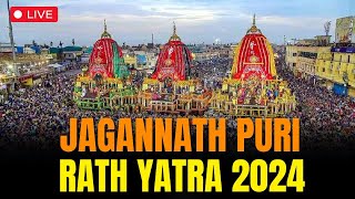 LIVE Jagannatha Rath Yatra  Deities Onboard The Chariots Rath Yatra To Continue Tomorrow  News9 [upl. by Noryb]