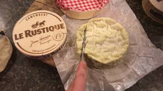 first TASTE of camembert le rustique jean verrier cheese [upl. by Acherman]