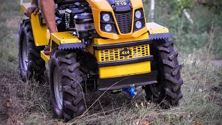 Minitractor 4x4 Campo T18 G2 progarden Unboxing asamblare și pornire [upl. by Gustavus125]