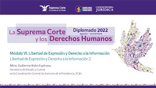 Lunes 3 de octubre de 2022 Diplomado quotLa Suprema Corte y los Derechos Humanosquot 2022 Módulo VI [upl. by Dryfoos]