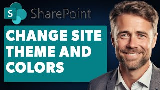 How to Change a Sharepoint Site Theme and Colors Full 2024 Guide [upl. by Nylhtac639]